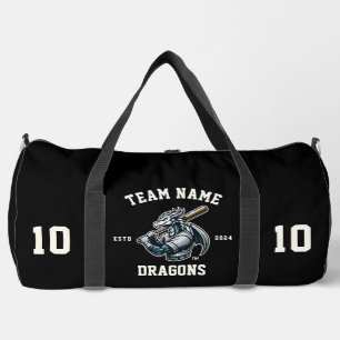 Bolso De Deporte Grande Dragones "Personalizable" Béisbol