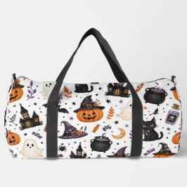 Bolso De Deporte Grande Dulce patrón sin fisuras de Halloween con gatos ne