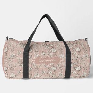 Bolso De Deporte Grande Dylandria Vintage Rosa Polvo Rosa