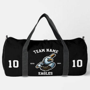Bolso De Deporte Grande Eagles "Personalizable" Béisbol
