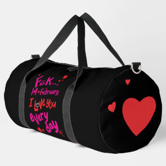 Bolso De Deporte Grande El 14 de febrero, te amo todos los días
