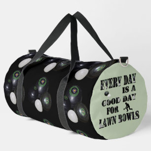 Bolso De Deporte Grande El Bowling De Césped Todos Los Días Es Divertido,