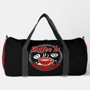 Bolso De Deporte Grande El Café Siempre Es Una Buena Idea