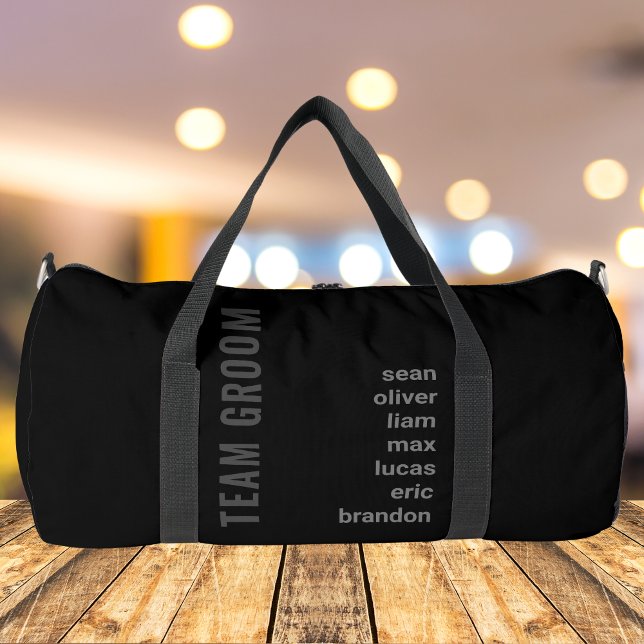 Bolso De Deporte Grande El equipo moderno Groom Groomsmen Gift (Subido por el creador)