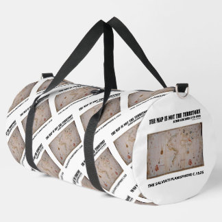 Bolso De Deporte Grande El Mapa No Es El Territorio Planisferio de Salviat