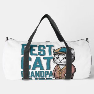 Bolso De Deporte Grande El Mejor Abuelo de Gatos Vintage Camiseta