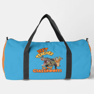 Bolso De Deporte Grande El mejor profesor de Dinosaurio en el aula