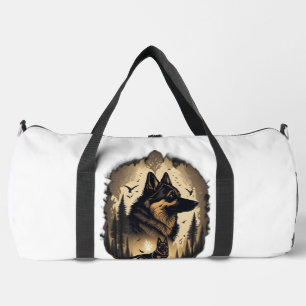 Bolso De Deporte Grande El Pastor Alemán 005