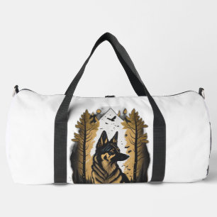 Bolso De Deporte Grande El Pastor Alemán 009 