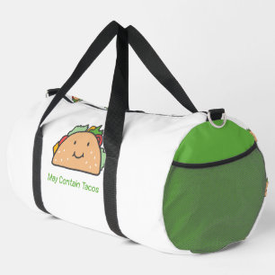 Bolso De Deporte Grande El personalizable puede contener Tacos Happy Taco