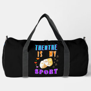 Bolso De Deporte Grande El teatro es mi teatro de actor deportivo