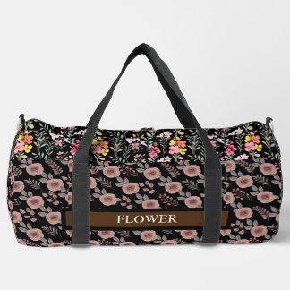 Bolso De Deporte Grande Elegante Personalizar de acuarela de flores