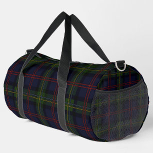 Bolso De Deporte Grande Elegante Plaid Tartán Ruso