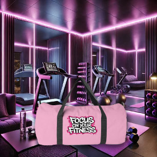 Bolso De Deporte Grande Enfócate en tu equipo de gimnasio