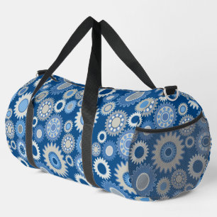 Bolso De Deporte Grande Engranajes coloridos