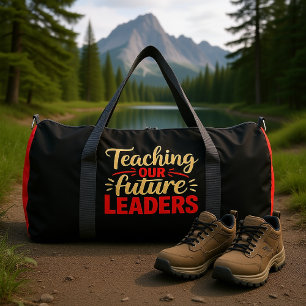 Bolso De Deporte Grande Enseñando a nuestros futuros líderes 