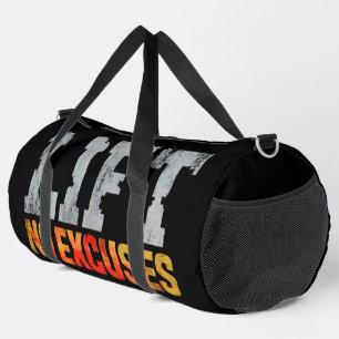 BOLSO DE DEPORTE GRANDE ENTRENAMIENTO DE GIMNASIO SIN EXCUSAS