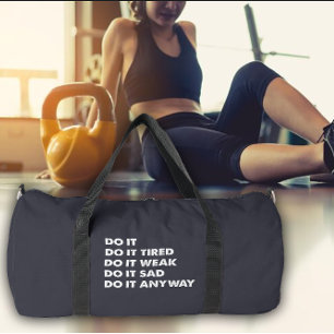 Bolso De Deporte Grande Equipo de Gimnasio DO IT