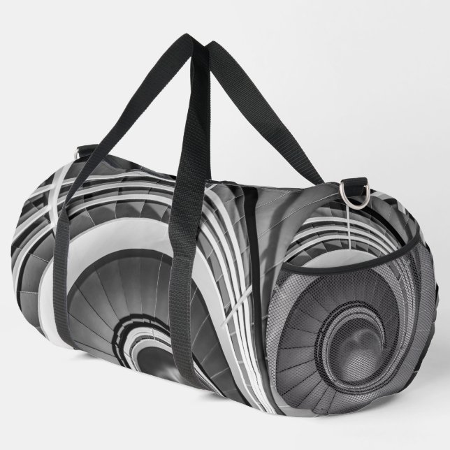 Bolso De Deporte Grande Escalera circular BW (Esquina derecha)