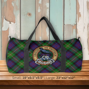 Bolso De Deporte Grande Escudo de armas del Clan MacDonell de Glengarry so