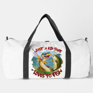 Bolso De Deporte Grande Espíritu de jóvenes pescadores