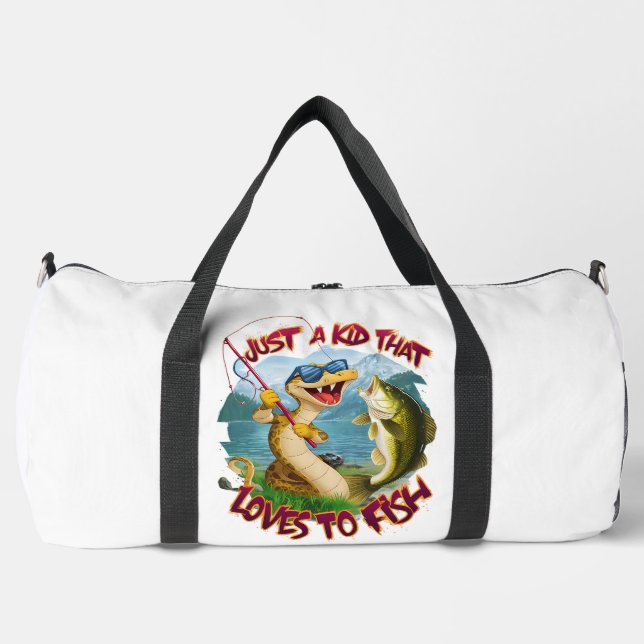 Bolso De Deporte Grande Espíritu de jóvenes pescadores (Anverso)