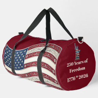 Bolso De Deporte Grande Estatua de la Libertad Patriótica del 250º Anivers