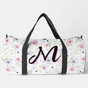 Bolso De Deporte Grande Estética Cottagecore Floral Silvestre Elegante