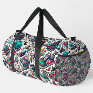 Bolso De Deporte Grande Estilo de graffiti urbano