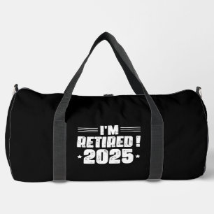 Bolso De Deporte Grande ¡Estoy Retirado! 2025 - Celebrar con estilo