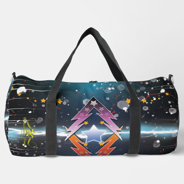 Bolso De Deporte Grande Estrellas de trueno (Anverso)