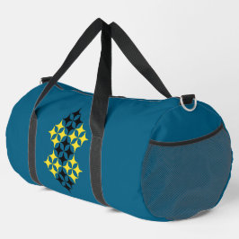 Bolso De Deporte Grande Estrellas negras y amarillas grandes