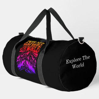 Bolso De Deporte Grande Explorar la aventura mundial