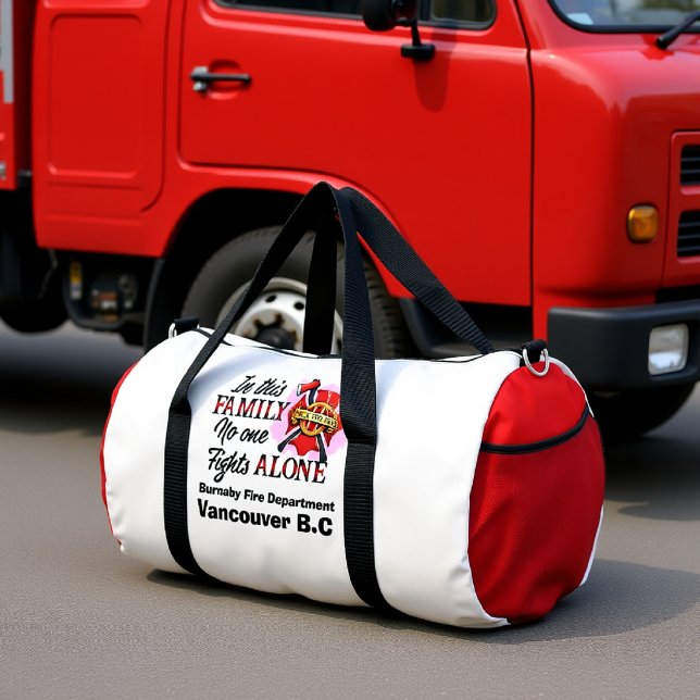 Bolso De Deporte Grande Family Fights Together Back Red (Subido por el creador)