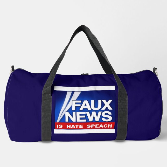 Bolso De Deporte Grande Faux News (Anverso)
