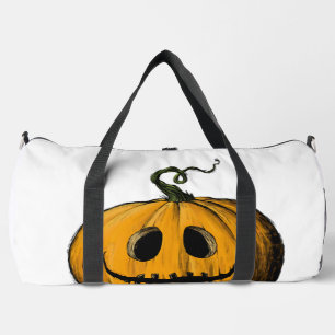 Bolso De Deporte Grande Feliz Halloween Jack O'Lantern Adulto Natural