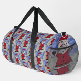 Bolso De Deporte Grande Feliz Santa