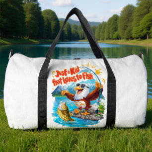 Bolso De Deporte Grande Festín Acuático de Águilas Majestuosas