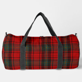 Bolso De Deporte Grande Fiestas del Patrimonio Rojo Tartán Escocés de Navi