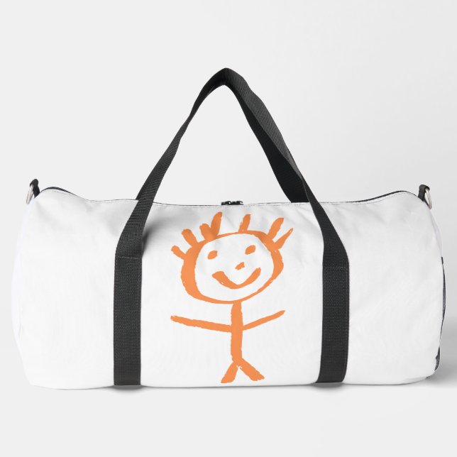 Bolso De Deporte Grande figuras humanas (Anverso)