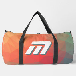 Bolso De Deporte Grande Finde de semana con inicial personalizada abstract