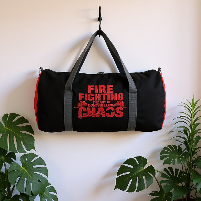 Bolso De Deporte Grande Fire Fighting The Art Of Controlling Chaos (Subido por el creador)