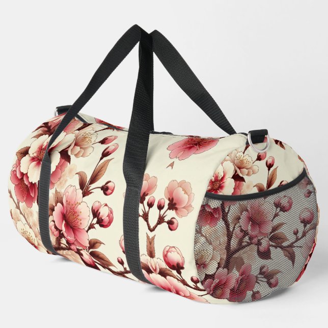 Bolso De Deporte Grande Flor de cerezo (Esquina derecha)