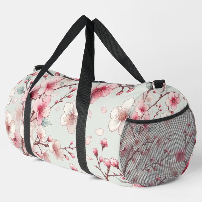 Bolso De Deporte Grande Flor de Cerezo (Esquina derecha)