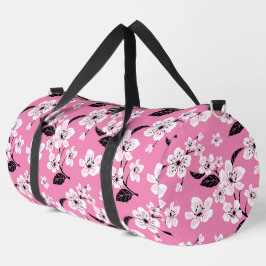 BOLSO DE DEPORTE GRANDE FLOR DE CEREZO - PATRÓN SAKURA EN ROSA CLARO