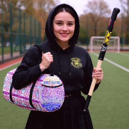 Bolso De Deporte Grande Flor de graffiti