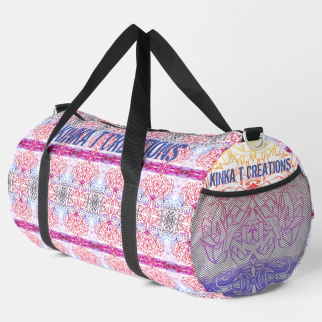 Bolso De Deporte Grande Flor de graffiti (Esquina derecha)