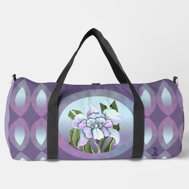 Bolso De Deporte Grande Flor de Smeraldo (Anverso)