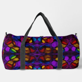 Bolso De Deporte Grande Floración Eléctrica