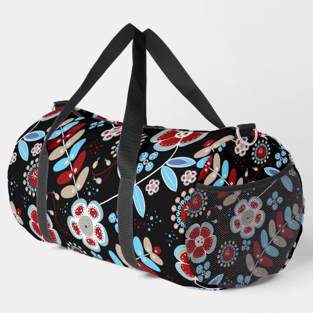 Bolso De Deporte Grande Floral (Esquina derecha)